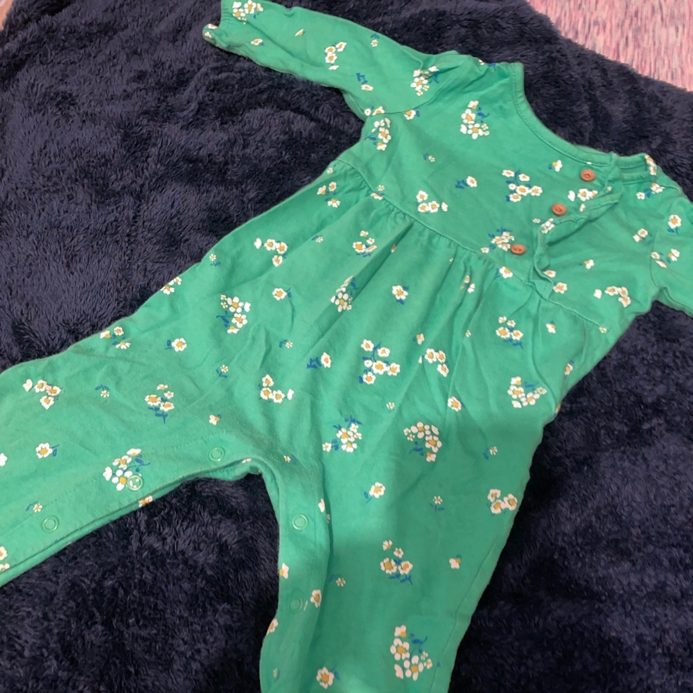 Baby girl floral onesie